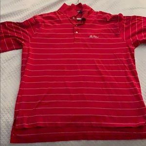 100% Cotton men’s XL Polo shirt by Polo Golf Red
